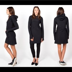 Betabrand Red Eye Travel Dress